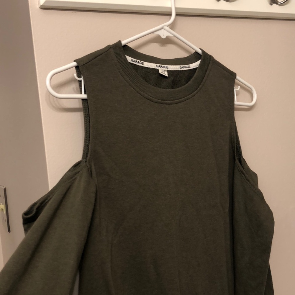 Garage cold shoulder dress